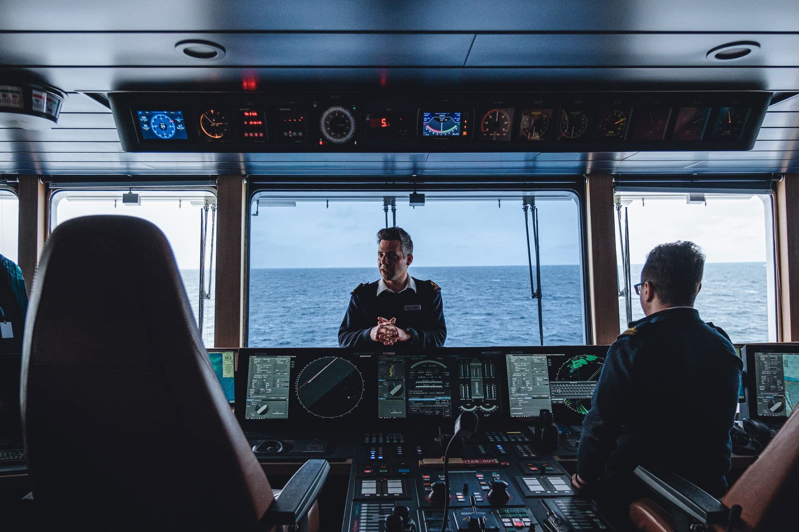 At sea crossing the Drake Passage